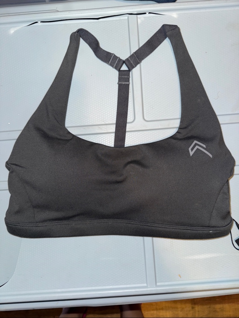 Women's Black Racerback Sports Bra